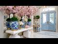 Grand Entryway Transformation 2026 | Chinoiserie Decor &amp; Floral Cherry by Martha Stewart