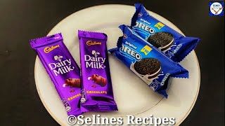 Chocolate & Oreo Recipes |Chocolaty Choco Bar in Lockdown |Only 2 Ingredients Without Cream|Icecream