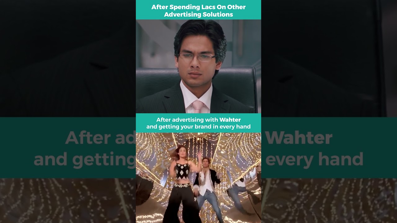 Minimal Spillover, maximum brand recall with Wahter💡 