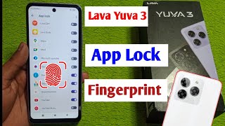 Lava Yuva 3 app lock fingerprint setting | how to set app lock fingerprint in Lava Yuva 3