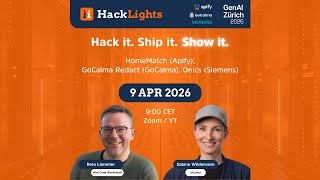 09.04.2026 · HackLights - GenAI Zürich Hackathon Finalists