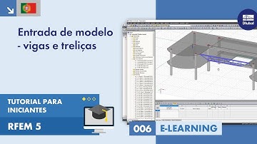 Tutorial para iniciantes no RFEM 5 | 006 Criação de um modelo - Vigas de pavimento e treliças