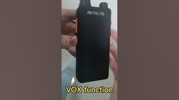 How to turn the RT22P vox  function