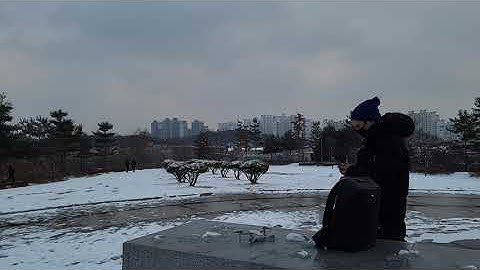 korea Ansan 안산 한국 Mùa đông tuyết rơi Hoa tuyết - Mùa đông tuyết rơi ở Hàn Quốc - 한국 TV