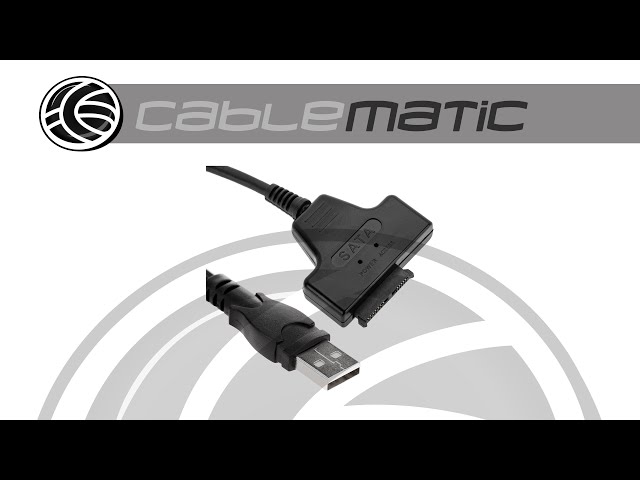 SATA Cable USB 2.0 data and power - Cablematic