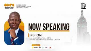 Bisi Oni Speaking at the Ogbomoso Digital Economy Summit