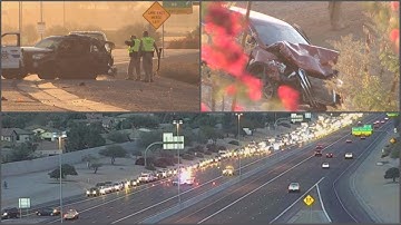 VIDEO: Wreck closes Loop 202 Santan in Chandler