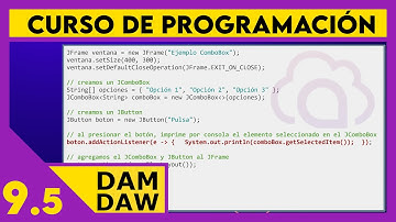 JAVA Swing: Eventos en componentes ☕ DAM - DAW