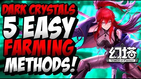 DARK CRYSTAL FARMING Methods | Tower of Fantasy PS5 Gameplay #ToF