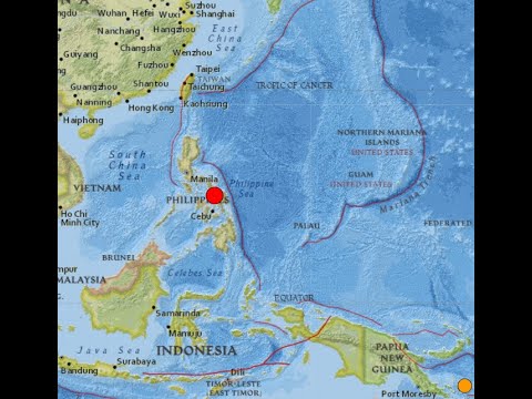 6.7 地震 フィリピン地域 2020/8/17