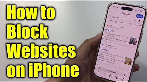 Websites blokkeren op iPhone iOS 26