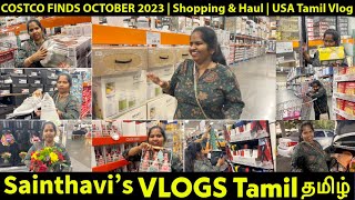 Costco Finds October 2023 Shopping and Haul | Sainthavis USA Tamil Vlog