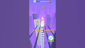 Speedrun Roof Rails Lvl-16 Gaming Videos #roof #rails #racing #gameplay #gaming #videos #shorts #yt