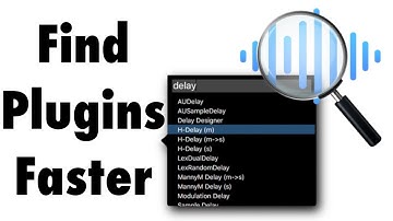 Search Plugins FASTER in Logic