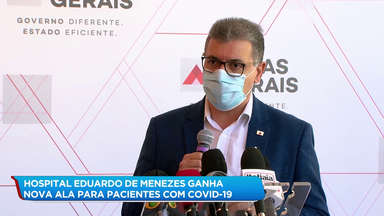 Dr Carlos Eduardo Amaral participa da inauguração ala para covid-19 no Hospital Eduardo de Menezes