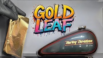 Gold Leafing: Mastering the Art of Automotive Custom Painting Gold Leaf, Step by Step Tutorial