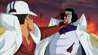 Akainu revela como derrotou Aokiji e se tornou almirante da frota em One Piece