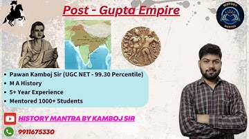 UGC NET DEC 2023 I L53 Post Gupta age by Pawan Kamboj I History I #pawankambojsir #ugcnethistory