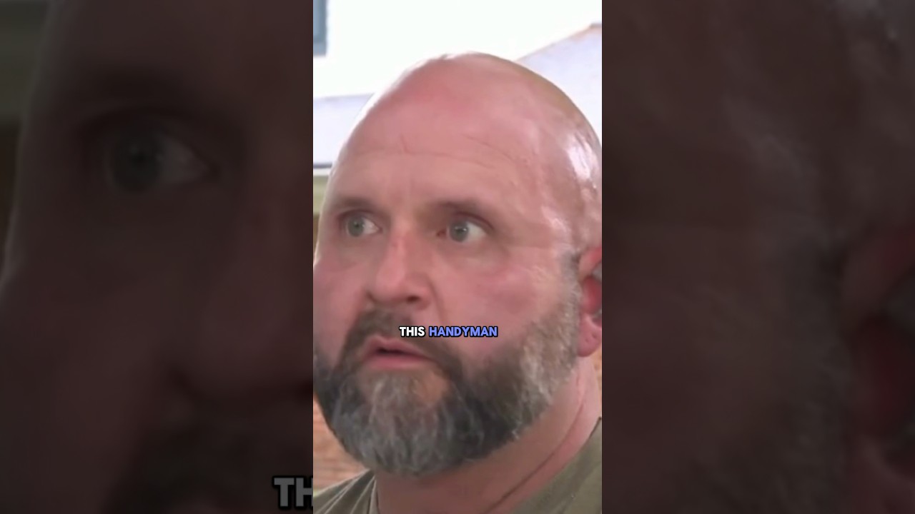 Handy man shows up to home, kept staring at daughter