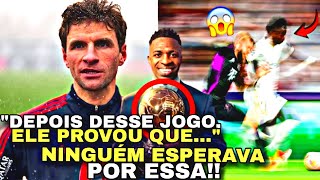 🚨🚨SE RENDEU TOTAL!! OLHA SÓ O QUE O THOMAS MULLER FALOU DE VINI JR  HOJE!!