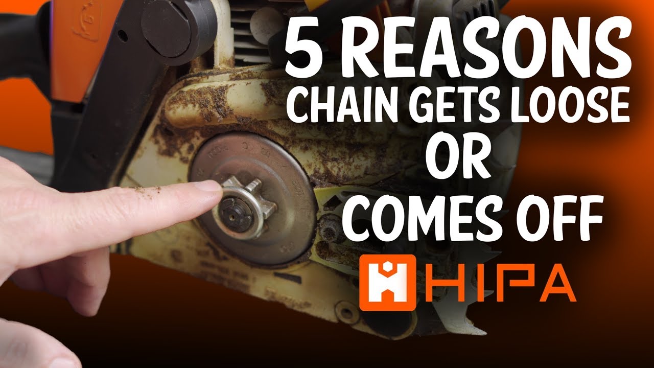 5 reasons your chainsaw chain may get loose or come off the bar YouTube