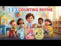 123 Counting Rhyme 🔢🎵✨ | Fun Numbers Song for Kids & Toddlers 🌈👶