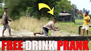 FREE DRINK PRANK |  hindi nila alam meron palang patibong naka abang