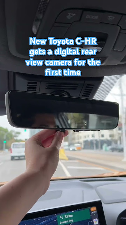Is that a new Toyota C-HR in the rear-view camera of my new C-HR? #carsales #Toyota #CHR #NewCar