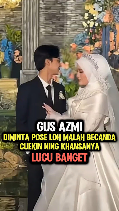 Tingkah Lucu Gus Azmi Cuekin Ning Khansa π #shorts