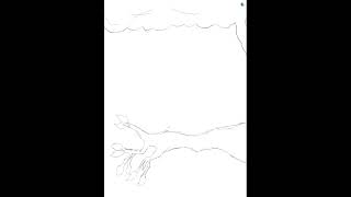 Night sky with reaching hand drawing #Medipaint  #artist
