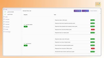 How to Generate Tests for an API Collection in E2E
