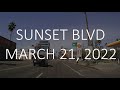 Driving Tour of Sunset Blvd, Hollywood, Los Angeles