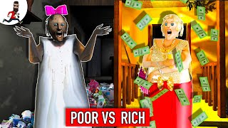 Granny Neighbours (Rich Granny vs Poor Granny) part 1 ► funny horror animation granny parody game