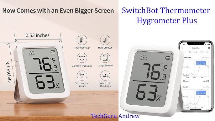 SwitchBot🌡️ Smart Thermometer ☔ Hygrometer connected to Alexa #SmartHome 