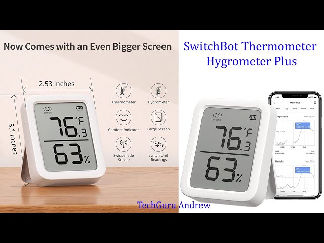 SwitchBot Thermometer and Hygrometer Plus REVIEW 