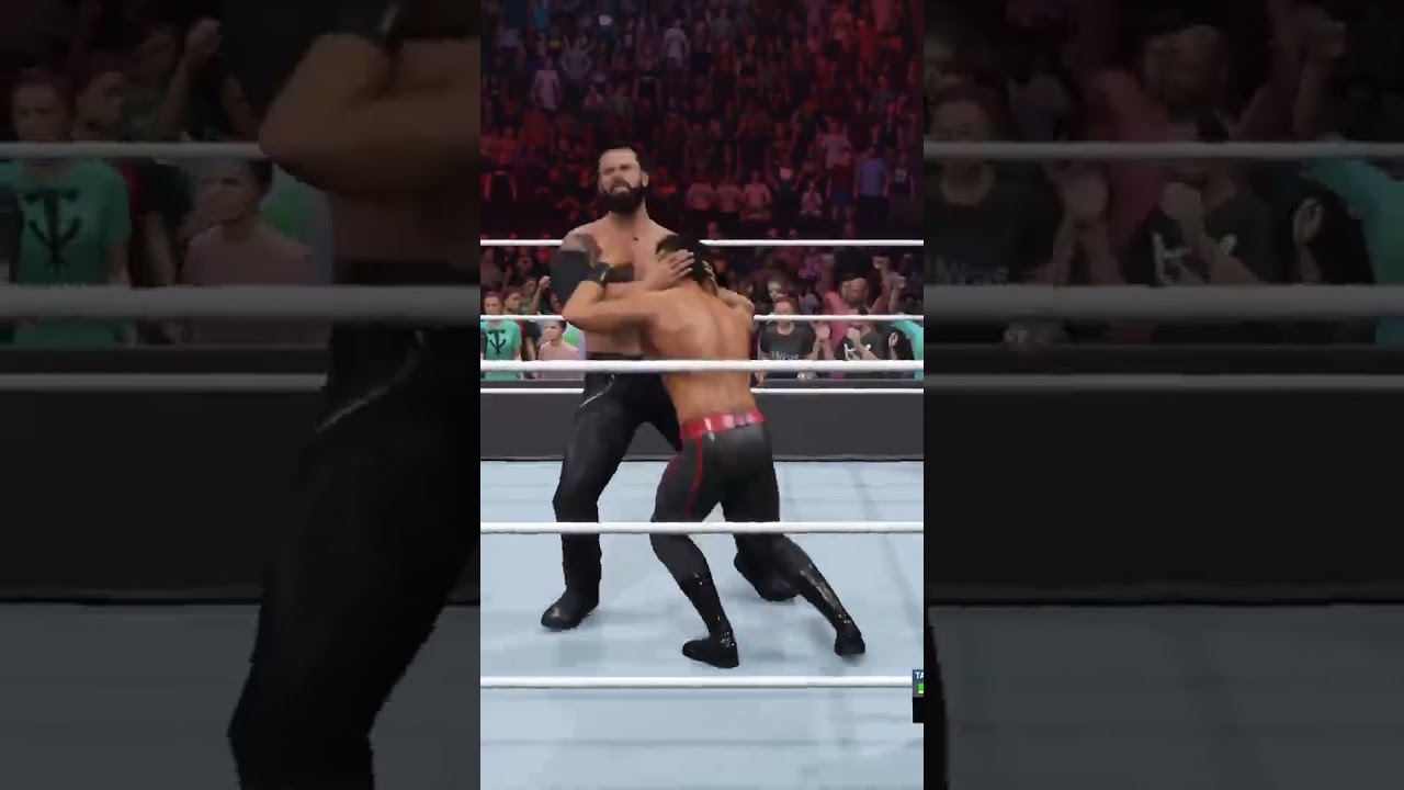 WWE2K25 MTT Сезон 2 Шоу 50 Джош Бриггс и Кейден Картер против Тама Тонга и Келани Джордан 