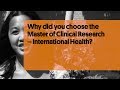 Master of clinical research international health track subt eng esp cat