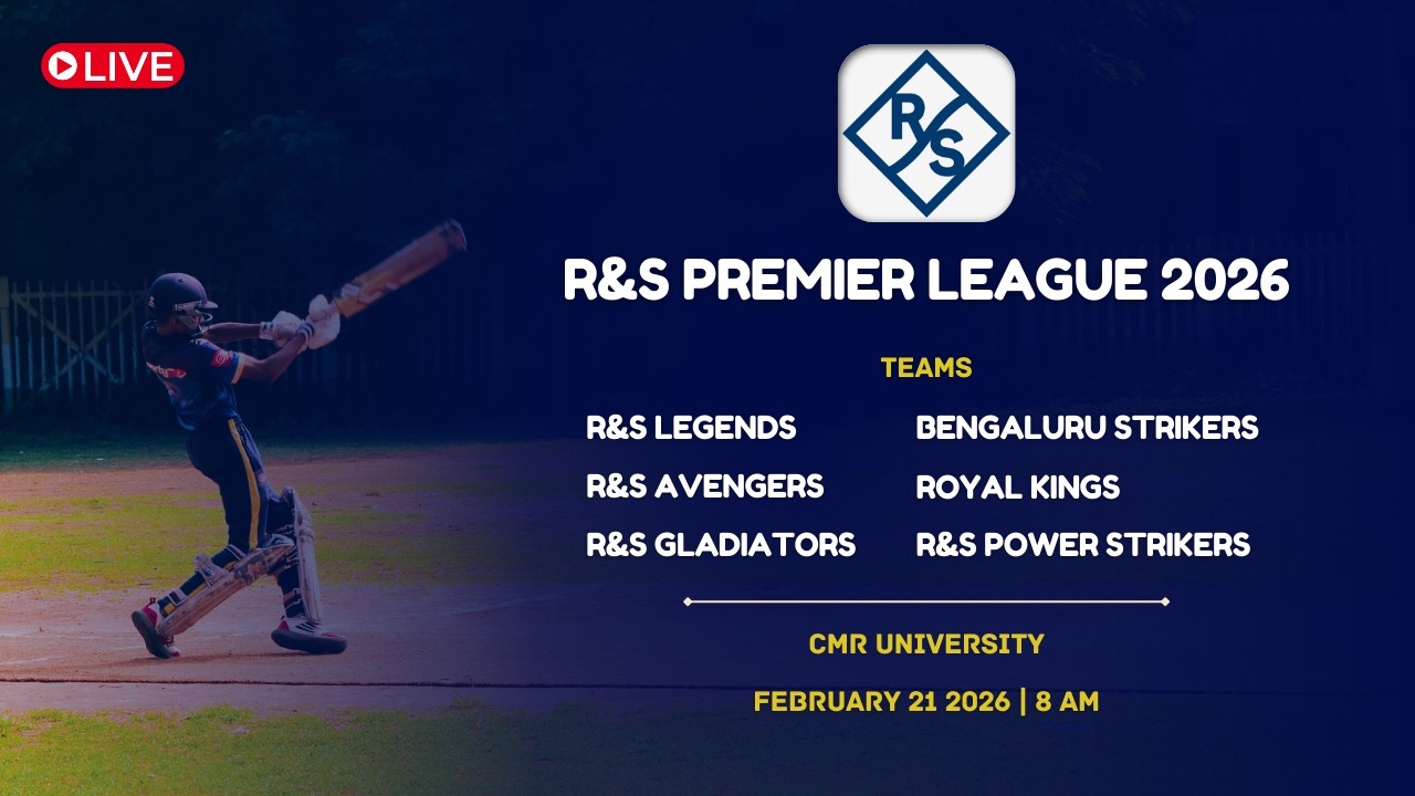 🔴 LIVE | R&S Premier League 2026 | Corporate Cricket Match Day | 7 Games | CMR University