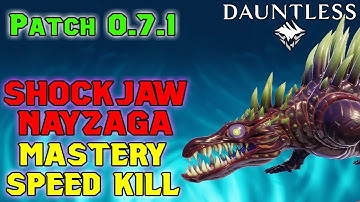 SHOCKJAW NAYZAGA Mastery - Kill Under 3 Minutes Build & Guide