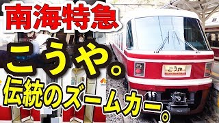 【ズームカー】特急こうやに乗って南海高野線をなんばから極楽橋まで乗ってみた。【30000系】