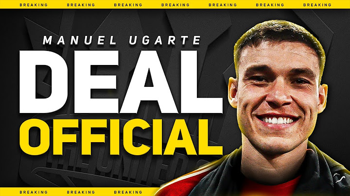 OFFICIAL! Manuel UGARTE SIGNS For MANCHESTER UNITED