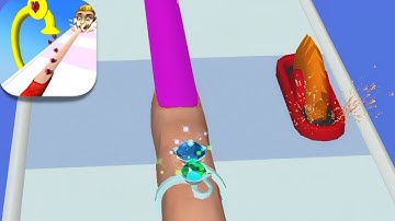 NAIL STACK 💅😀😂 Gameplay All Levels iOS,Android games | NEW GAME Level 5-7