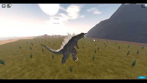 final wars godzilla new roars animation remake showcase! |(kaiju universe roblox )