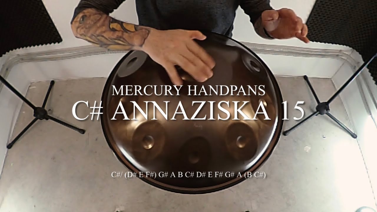 Mercury C# Annaziska 15 (Handpan / Pantam / Sound Sculpture)