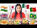 Eating Different Foods from Around the WORLD! **insane**