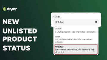 New Unlisted Product Status - Hide Products From Search, Collections, Google, Recommendations & More