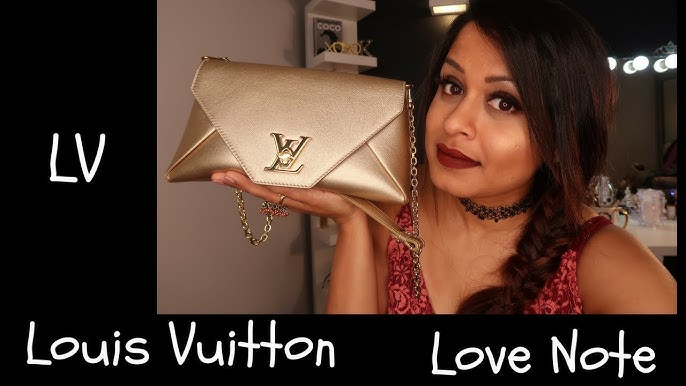 Louis Vuitton Calfskin Love Note Black