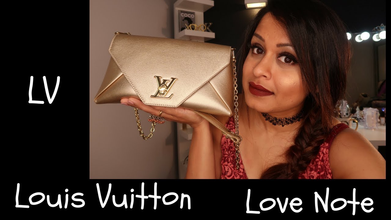 Louis Vuitton Gold Love Note Bag & Monogram Tie Review and