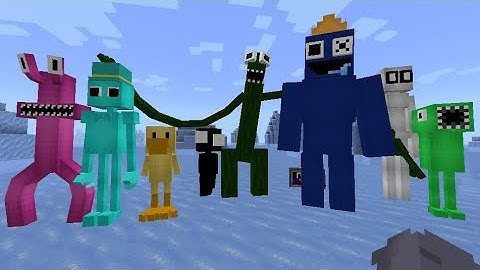 Rainbow Friends Morph V2 Addon in Minecraft PE