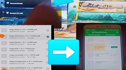 How to shear pubg maps through xender or other app , after new update erangal 2.0, version 1.0